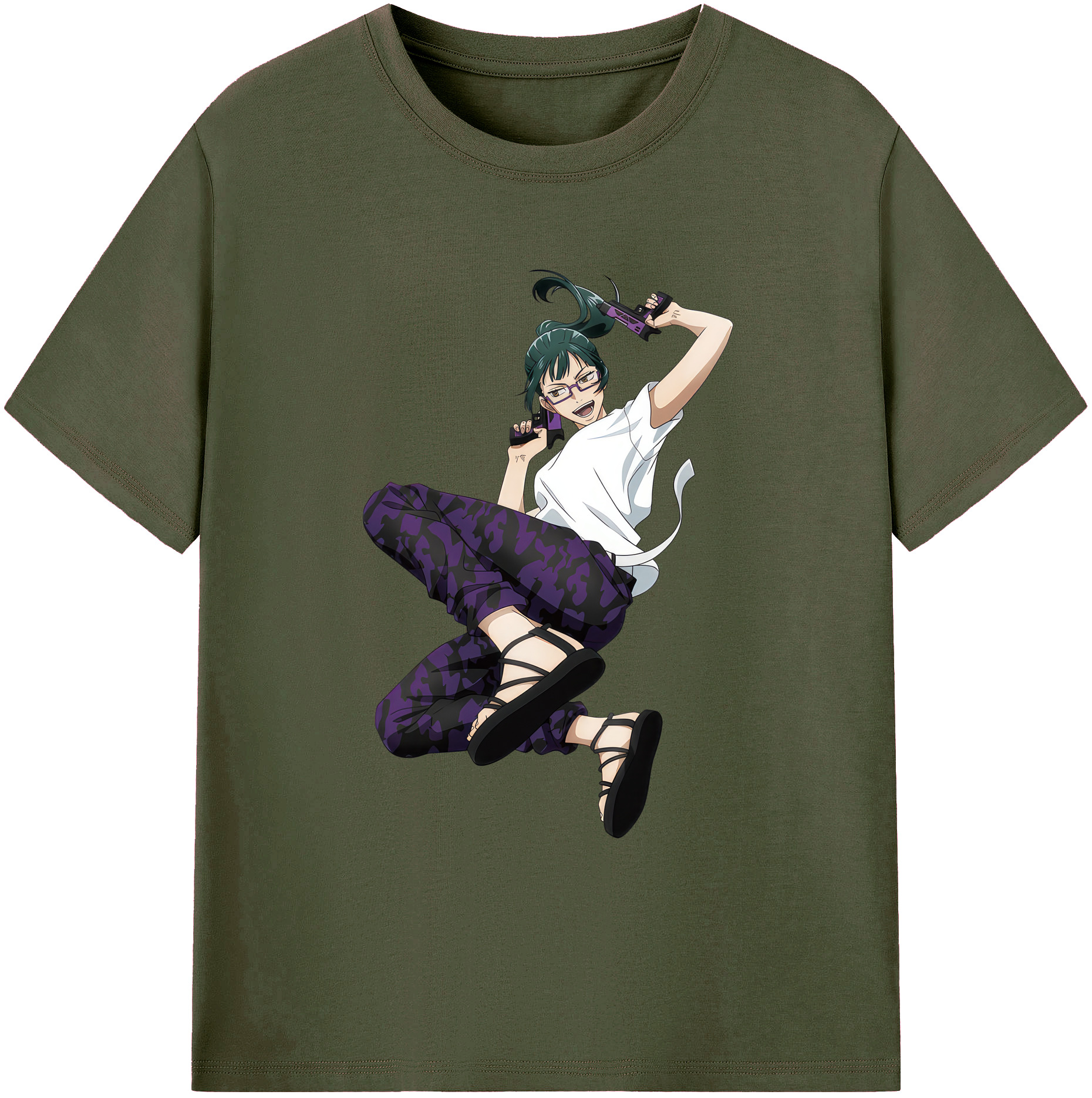 （画像用） 呪術廻戦 Jujutsu Kaisen 綿100％ メンズ半袖Tシャツ｜肌触りやわらか＆通気性